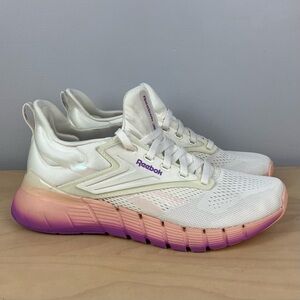 Reebok Women’s Size 9.0 Nano Gym White Multicolor Athletic Training Shoes